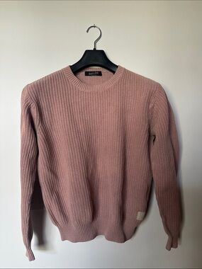 Scotch & Soda Men's Crewneck Sweater in Dusty Pink